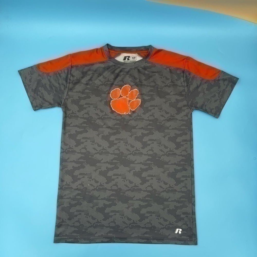 Russell Classic CLEMSON Paw Camo print Tee